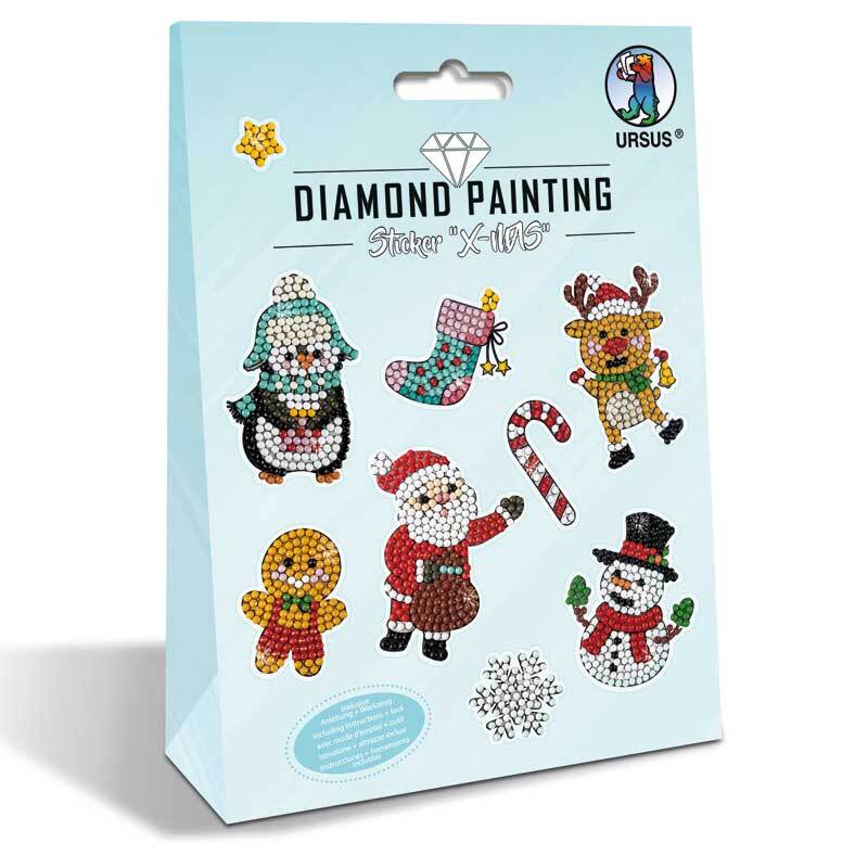 Diamond Painting Set - Sticker, Weihnachten