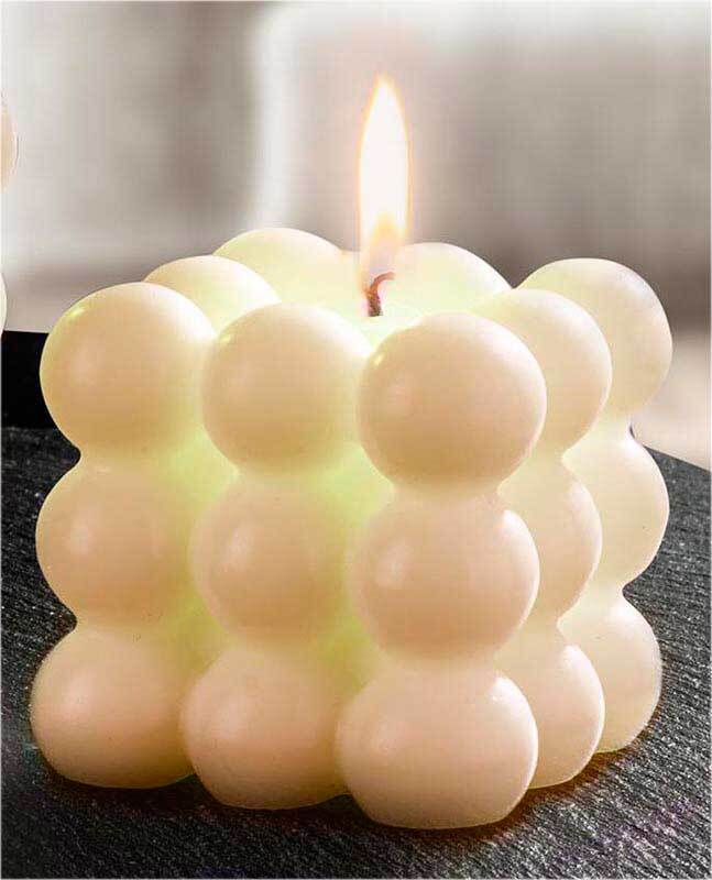 Kerzengießform aus Silikon, Bubble