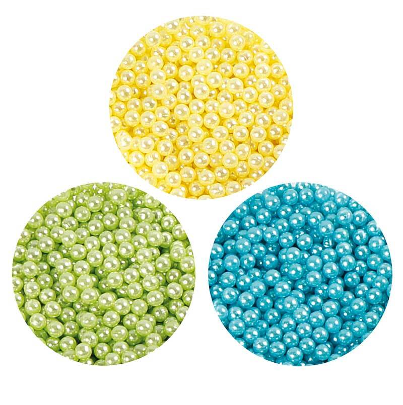 Pearl Clay® set, blauw-groen-geel