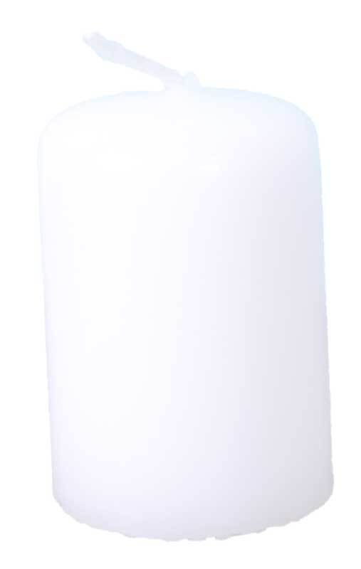 Bougie cylindrique - 60 x 40 mm, blanc