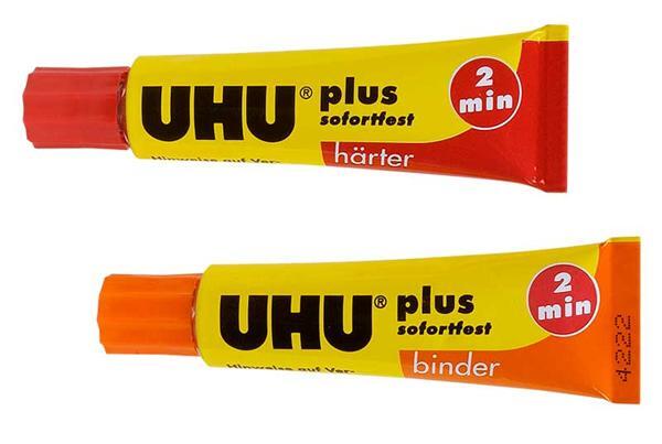 UHU plus direct vast - 2 componentenlijm, 35 g