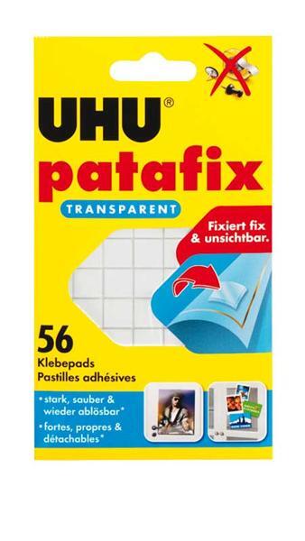 Pastilles adh&#xE9;s.UHU Patafix - 56 pces, transparent