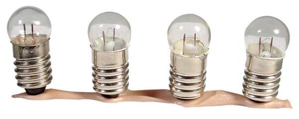 Ampoule à incandescence 1.5V - 50 pces