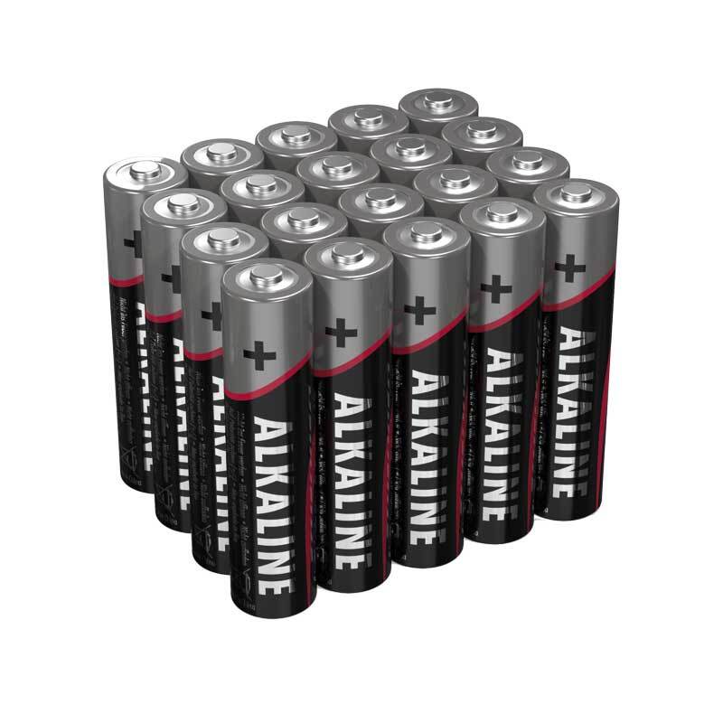 Batterij micro AAA - LR03, 20 stuks