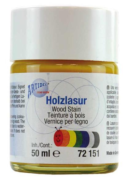 Holzlasur 50 ml, dottergelb