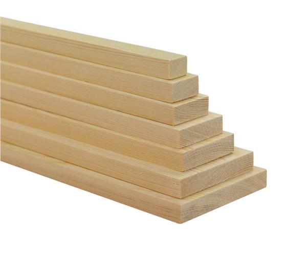 Holzleiste Kiefer 50 cm, 1,5 x 5 cm