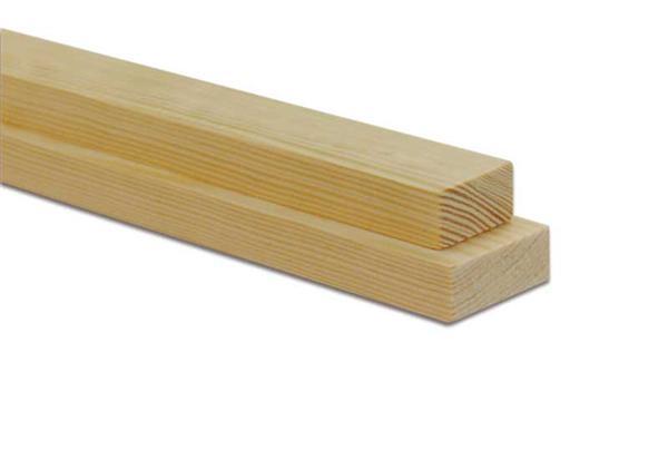 Holzleiste Kiefer 50 cm, 1,8 x 3 cm