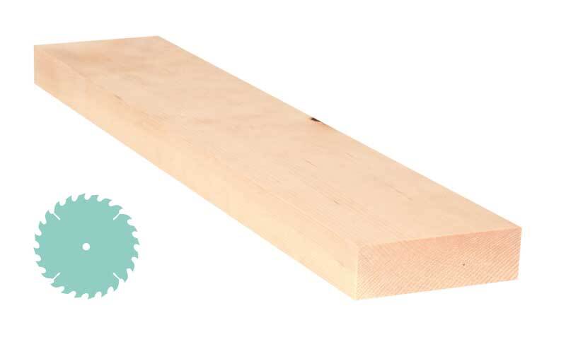Alpenden plank - zaagservice, 3 x 10 cm