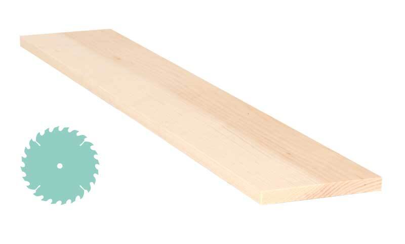 Alpenden plank - zaagservice, 1 x 9 cm