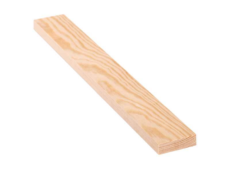 Holzleiste Kiefer 100 cm, 1,8 x 6 cm