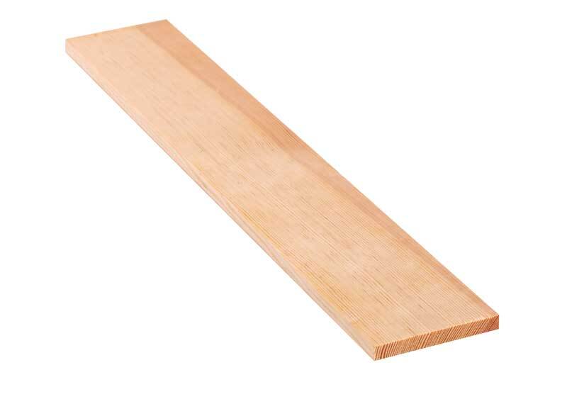 Grenen plank - 40 cm, 1 x 8 cm