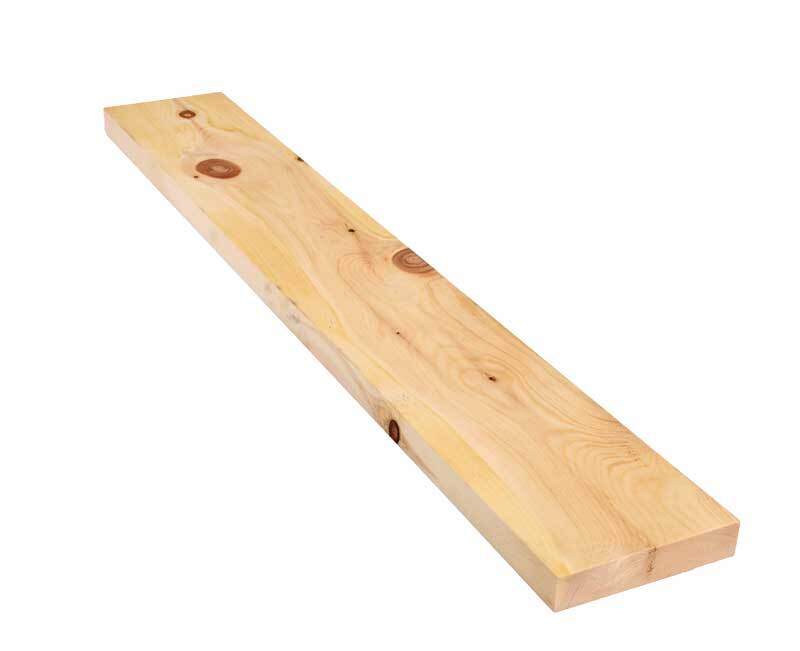 Planche en pin cembro - 75 cm, 2,4 x 12 cm