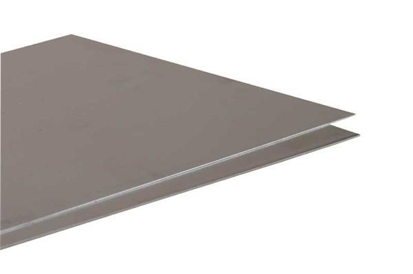 Aluminiumplaat - 0,6 mm, 20 x 10 cm