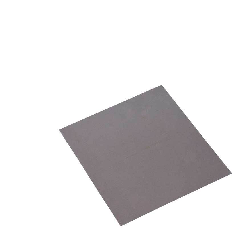 Plaatstaal geolied (blank) - 0,6 mm, 20 x 20 cm