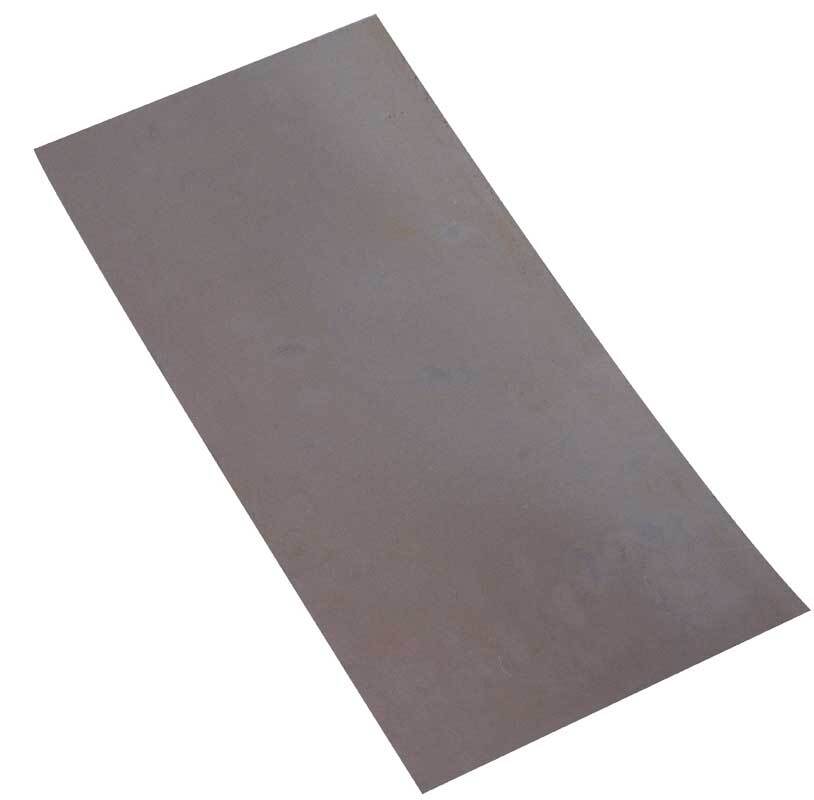 Plaatstaal geolied (blank) - 0,6 mm, 20 x 40 cm