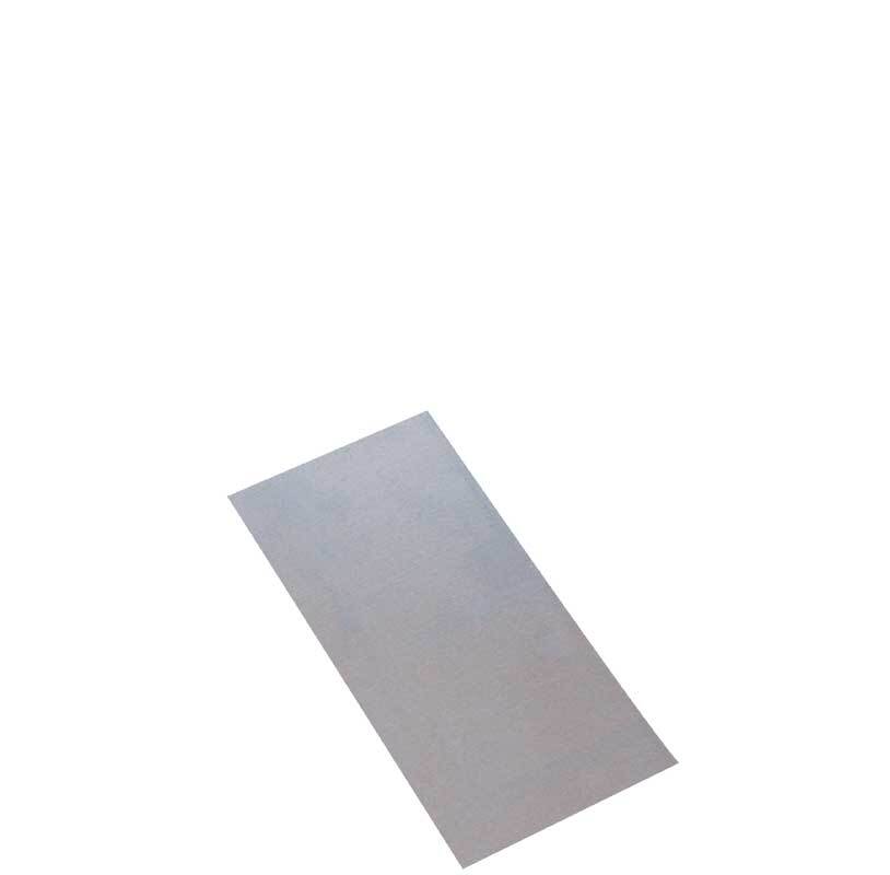 Staalplaat verzinkt - 0,55 mm, 20 x 10 cm