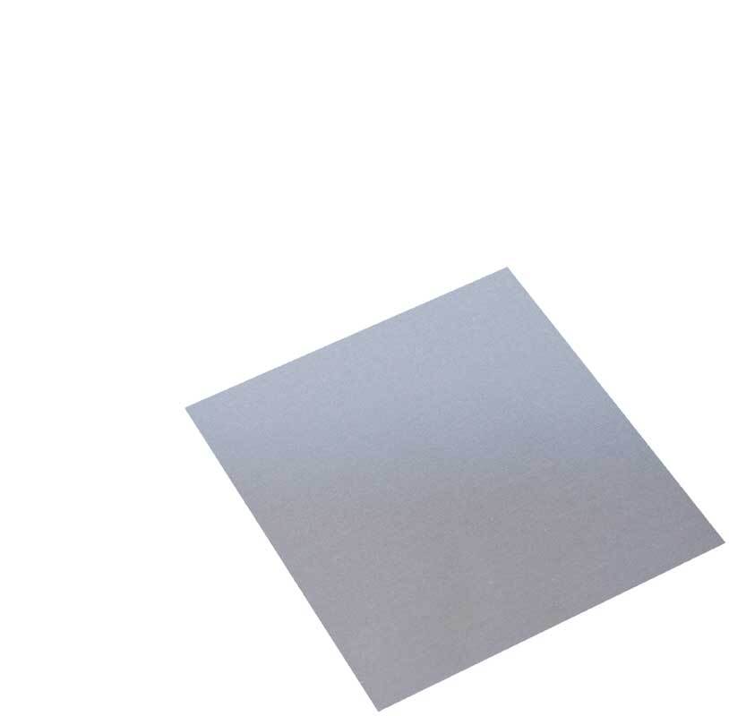 Staalplaat verzinkt - 0,55 mm, 20 x 20 cm