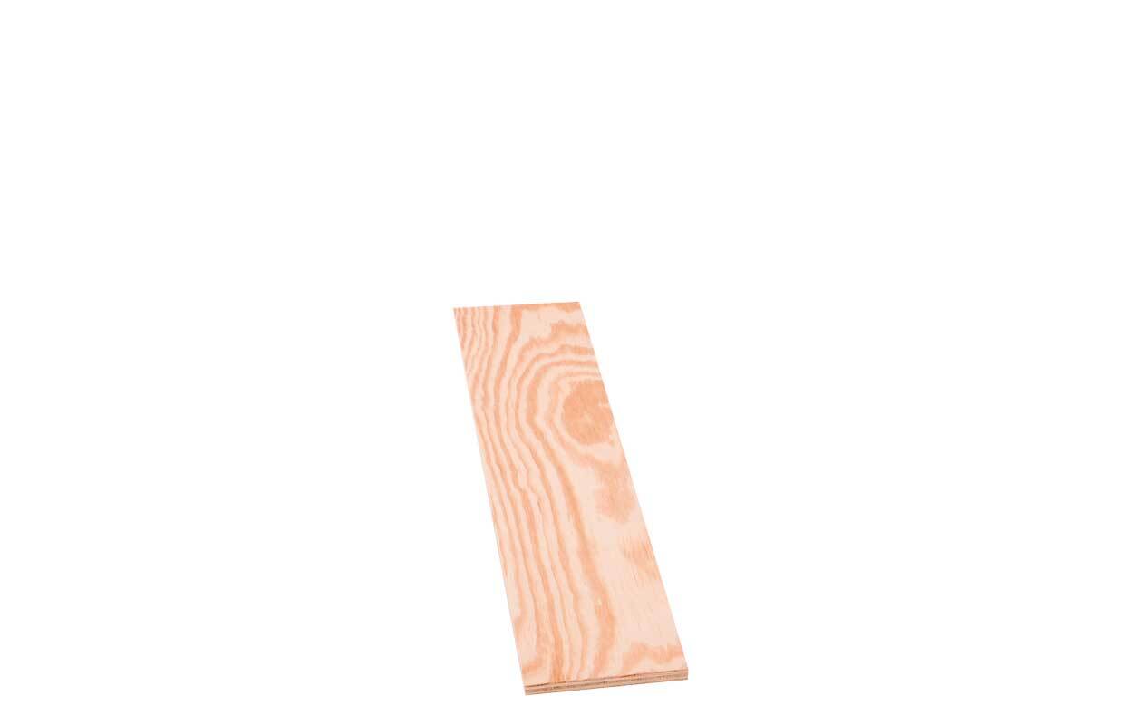 Sperrholz Kiefer - 6 mm, 50 x 8 cm