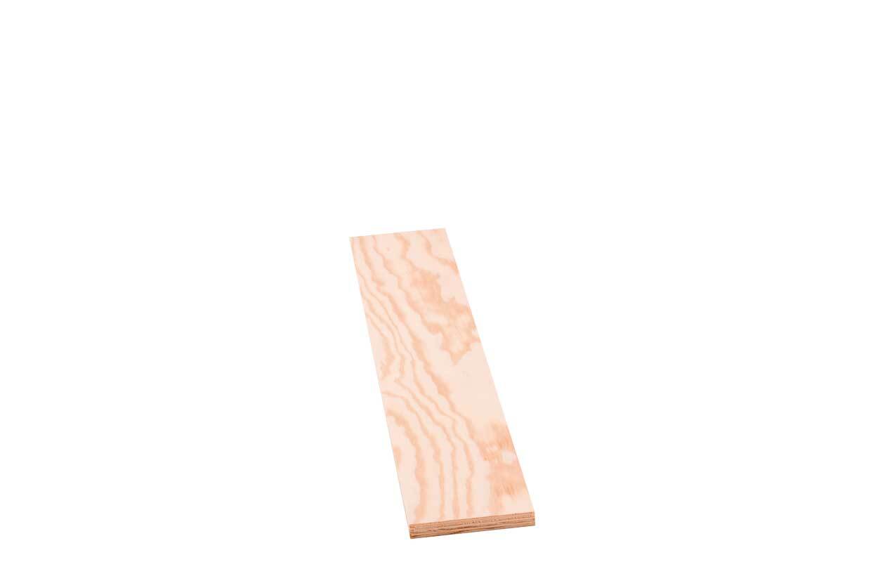 Sperrholz Kiefer - 10 mm, 50 x 8 cm
