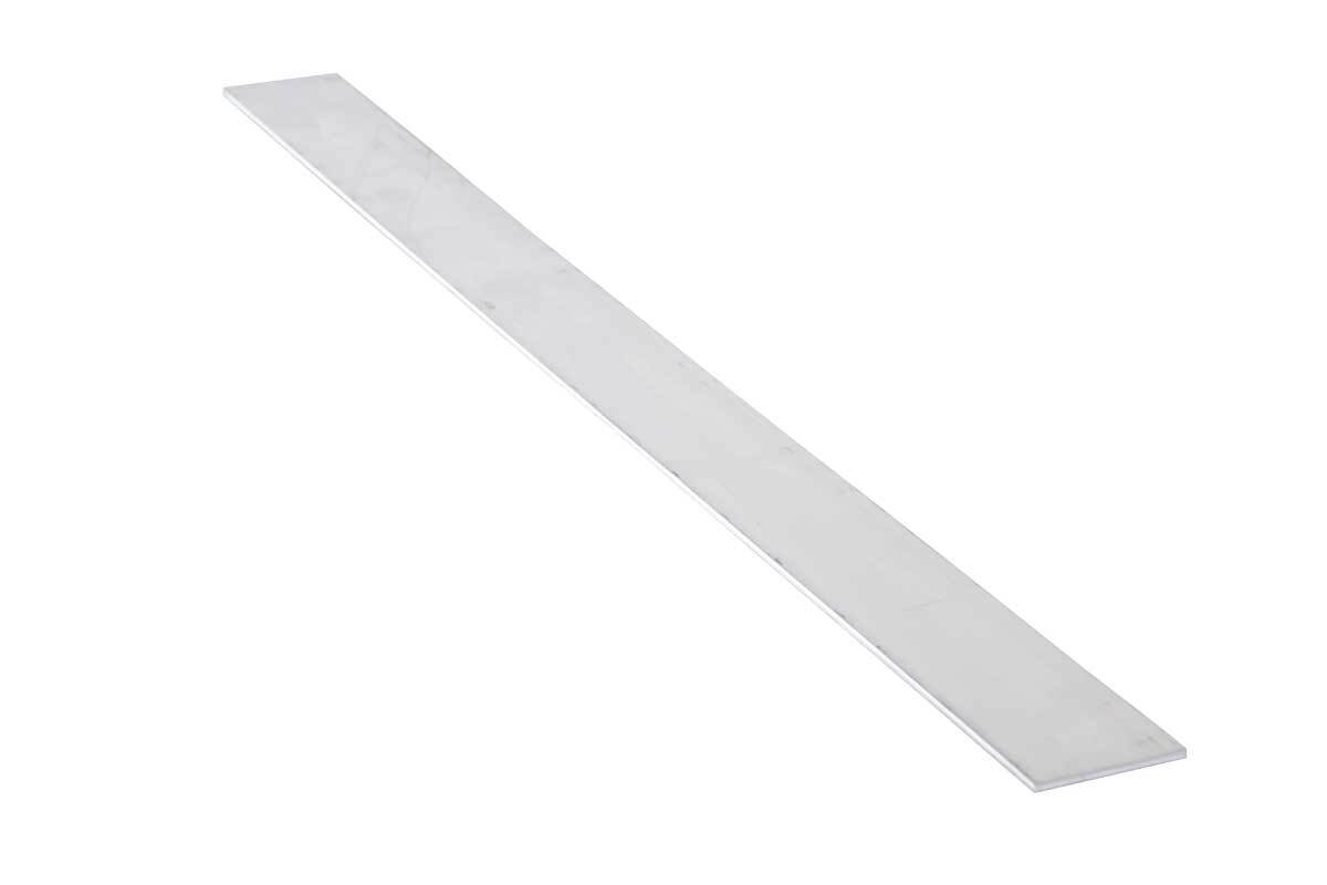 Profilé plat aluminium - 2 x 40 mm, 50 cm