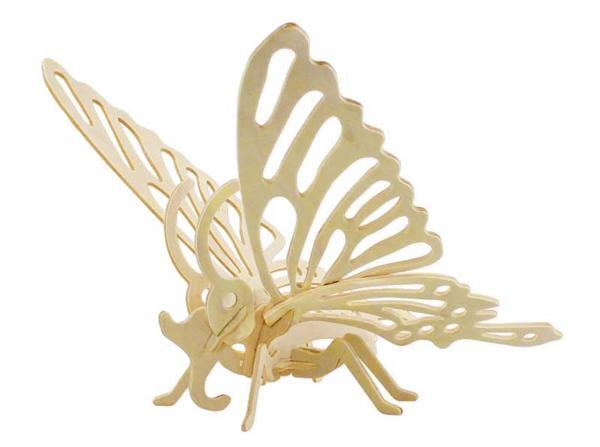 Kit en bois - Papillon, 22 x 24 x 19 cm