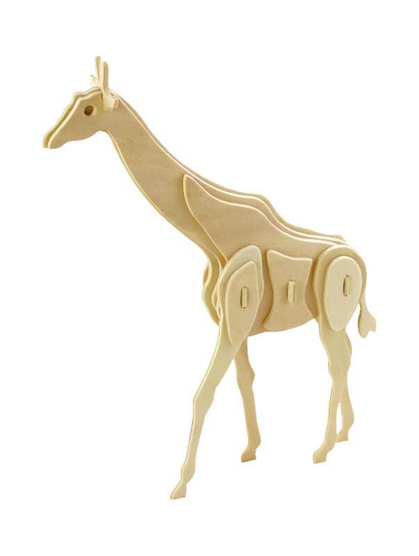 Kit en bois - Girafe, 20 x 4,2 x 25 cm
