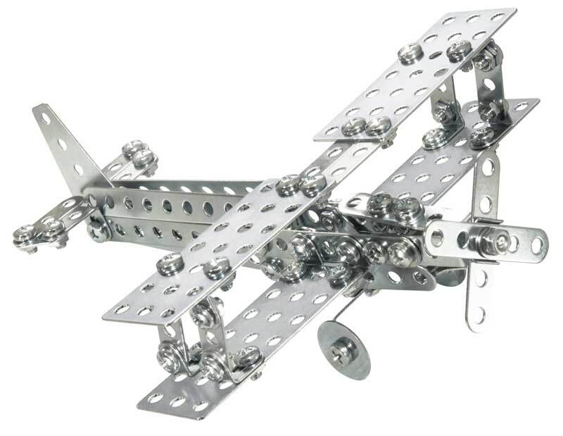 Constructions métalliques -  Biplan/avion à hélice