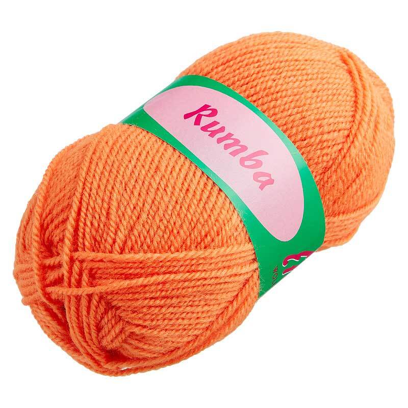 Wolle Rumba - 50 g, orange