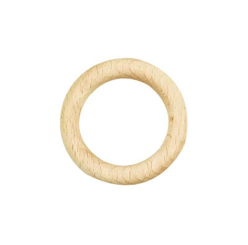 Beukenhouten ringen - naturel, Ø 56 mm