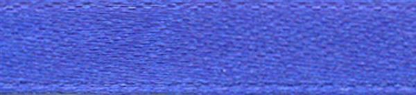 Satijnlint met zelfkant - 6 mm, blauw