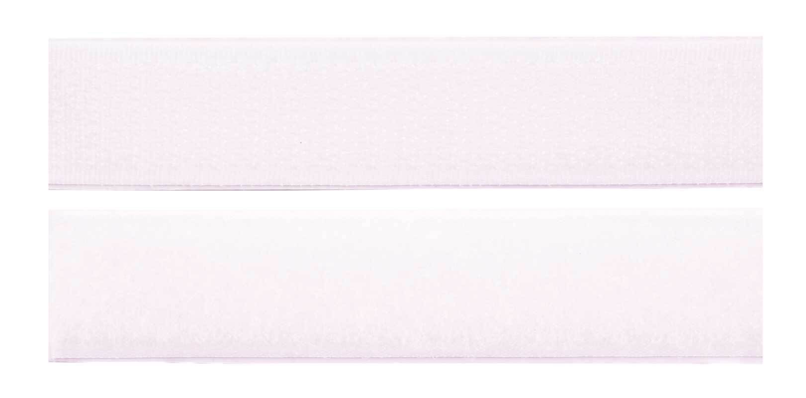 Klittenband - zelfklevend, wit