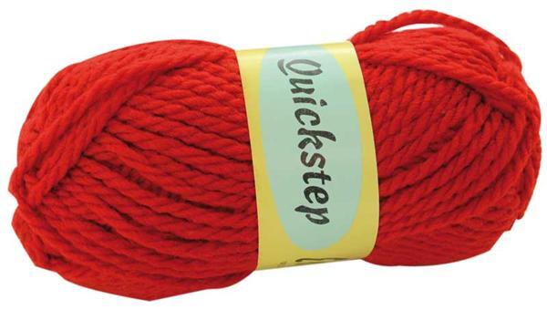 Wolle Quickstep - 50 g, rot
