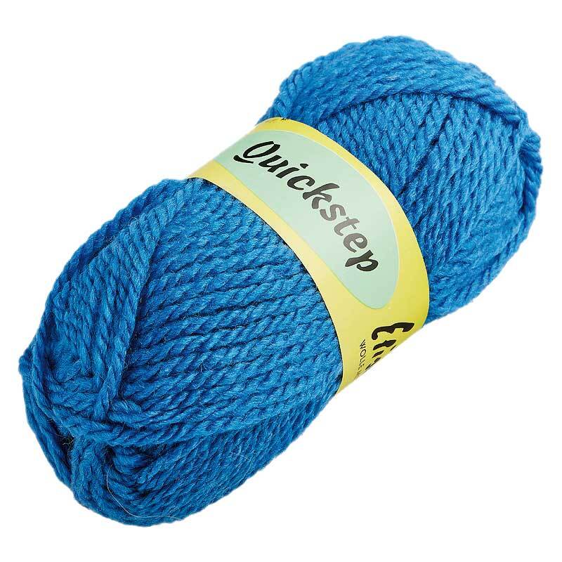 Wol Quickstep - 50 g, blauw