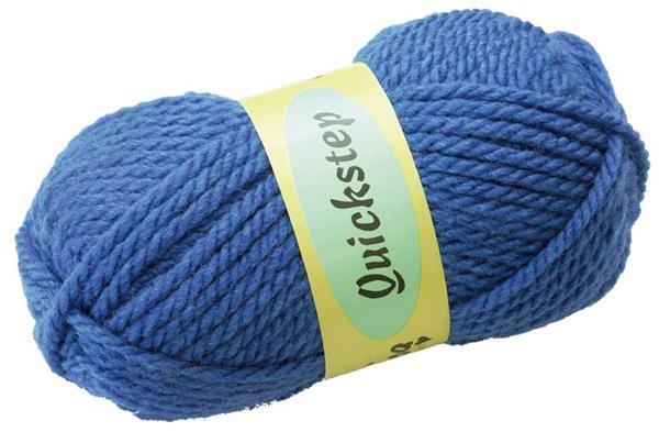 Wol Quickstep - 50 g, blauw
