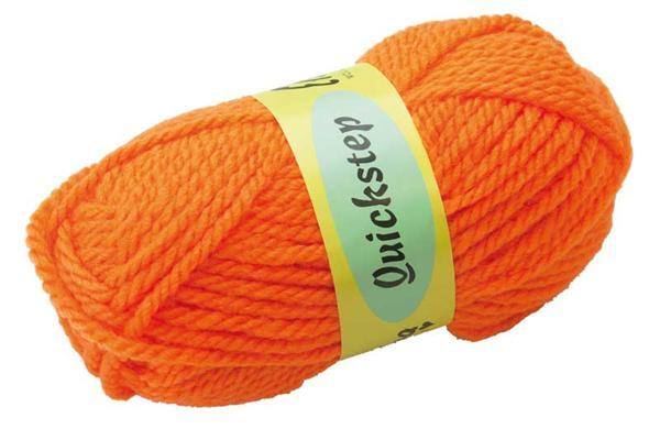 Wol Quickstep - 50 g, oranje