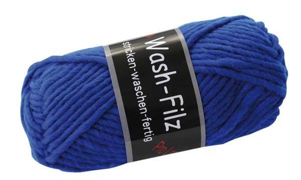 Filzwolle - 50 g, königsblau