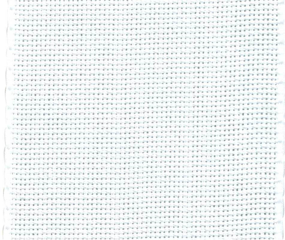 Tissu Aïda - 105 mm, blanc