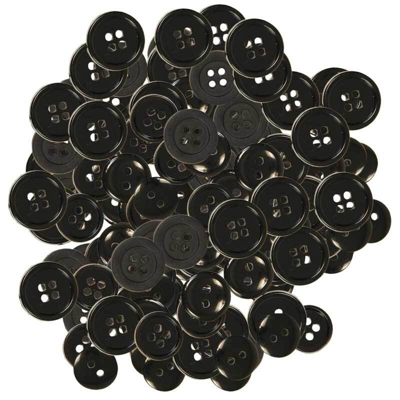 Knopen - Ø 10 - 15 mm, zwart