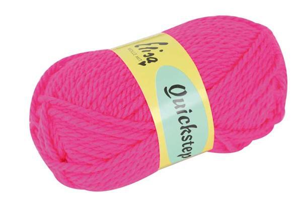 Wolle Quickstep - 50 g, neonpink
