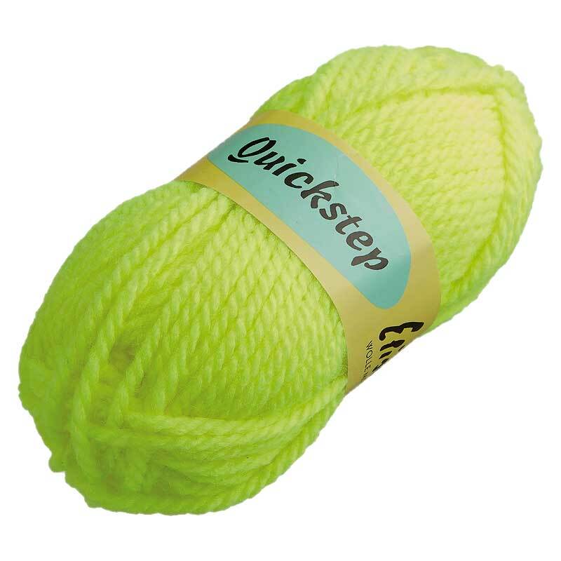 Wolle Quickstep - 50 g, neongelb