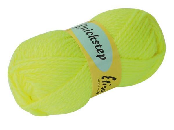 Wolle Quickstep - 50 g, neongelb