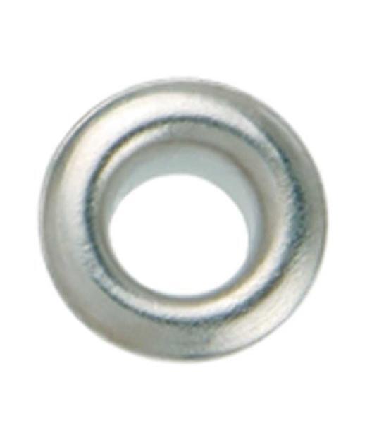 Eyelets - 4 mm, 50 st., zilver