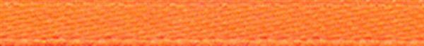 Rubans satin avec lisière - 3 mm, orange