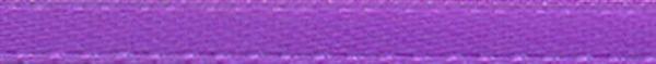 Rubans satin avec lisière - 3 mm, violet