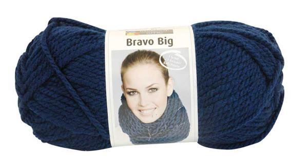 Wolle Bravo Big - 200 g, indigo