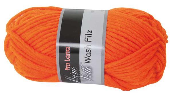 Filzwolle - 50 g, orange