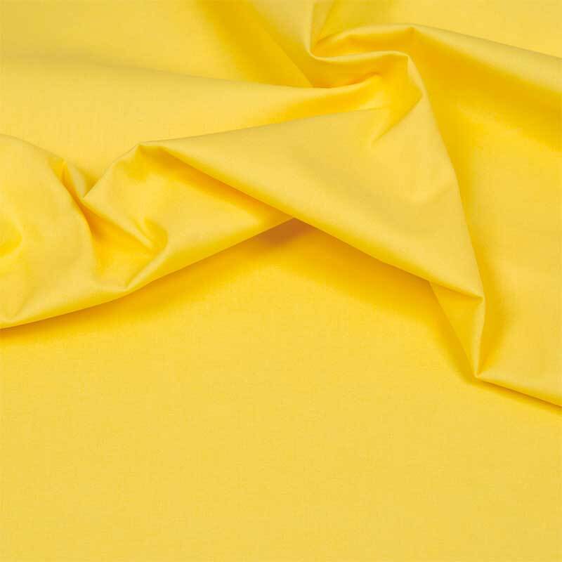 Baumwollstoff - uni, gelb