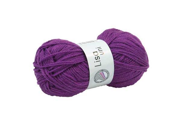 Schulwolle Lisa - 50 g, violett