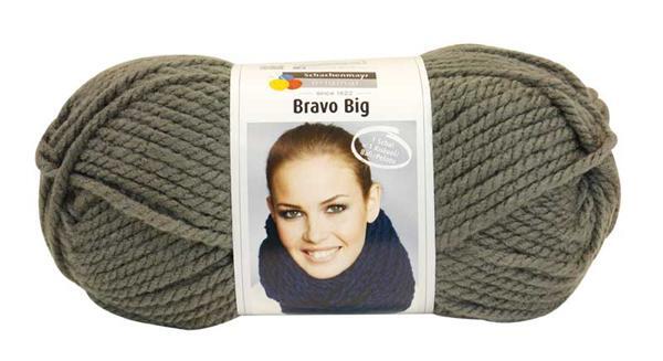 Wolle Bravo Big - 200 g, graphit