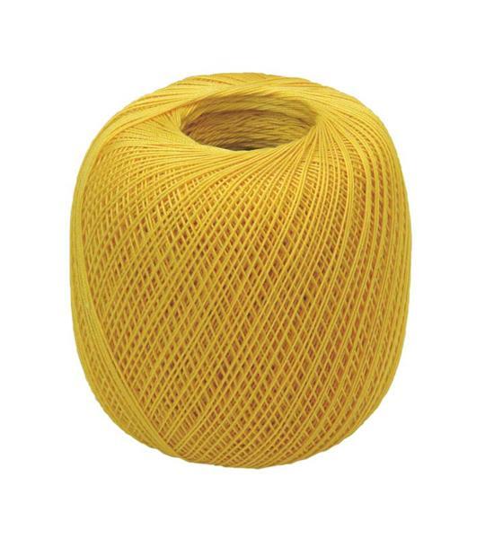 Fil à crocheter - n° 16, jaune